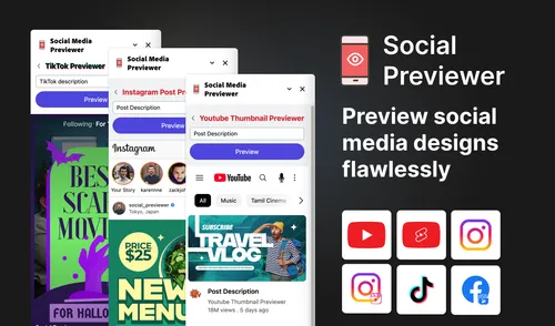 Social Previewer - Adobe Express