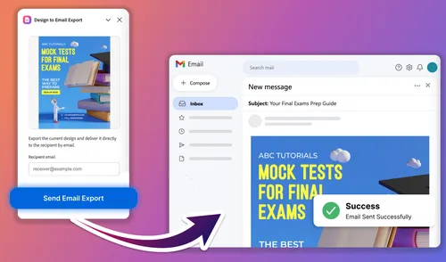 Design to Email Export